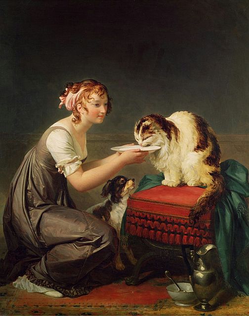 Koty w malarstwie Marguerite Gérard