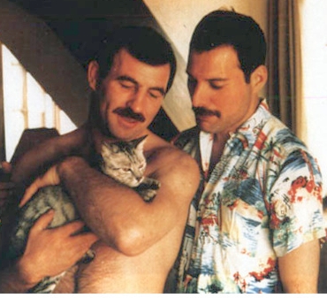 Freddie Mercury i jego koty